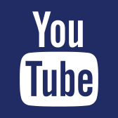 YouTube logo in dark blue